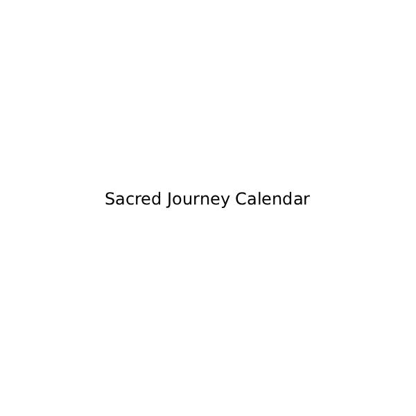 Sacred Journey Calendar