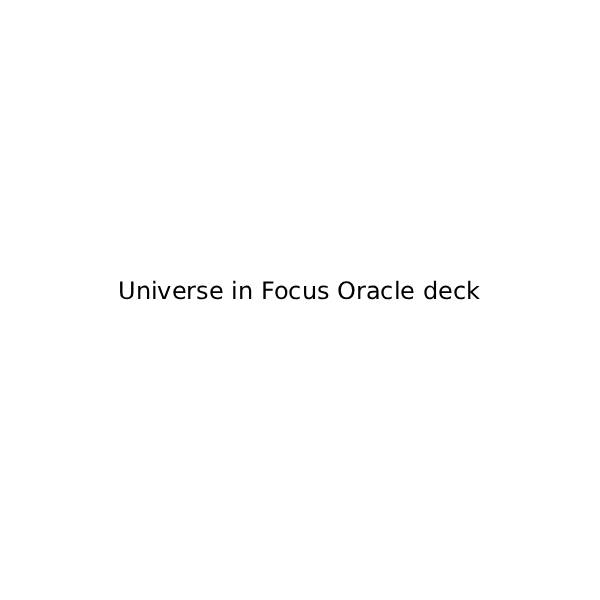 Universe in Focus Oracle Deck
